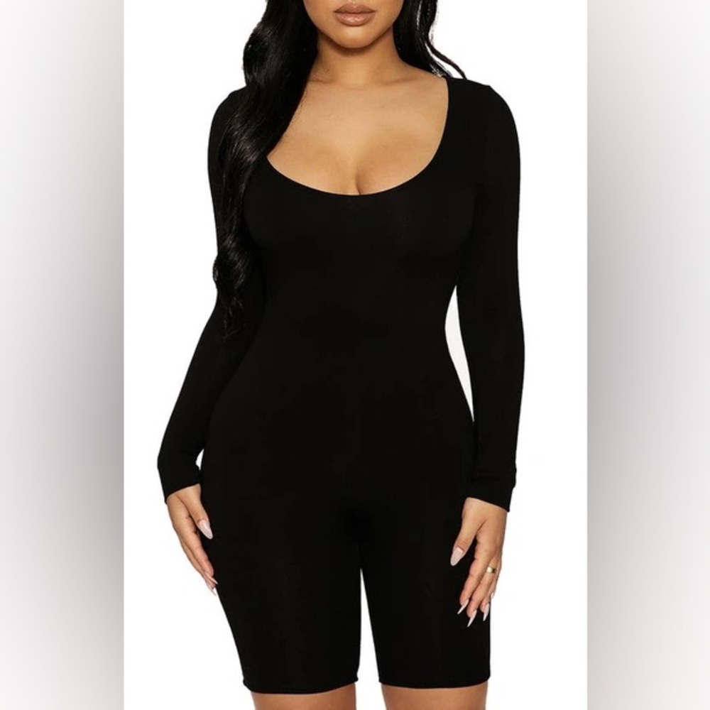 Naked wardrobe scoop me up romper